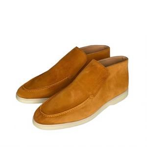 NEW ARMIN OEHLER men's milan high top suede chukka shoe in honey